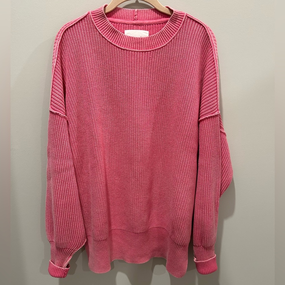 Aerie Beyond Sweater in Pink